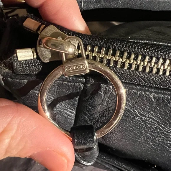 Coach Chelsea Ashlyn Hobo Bag - Black Leather - Picture 6 of 16